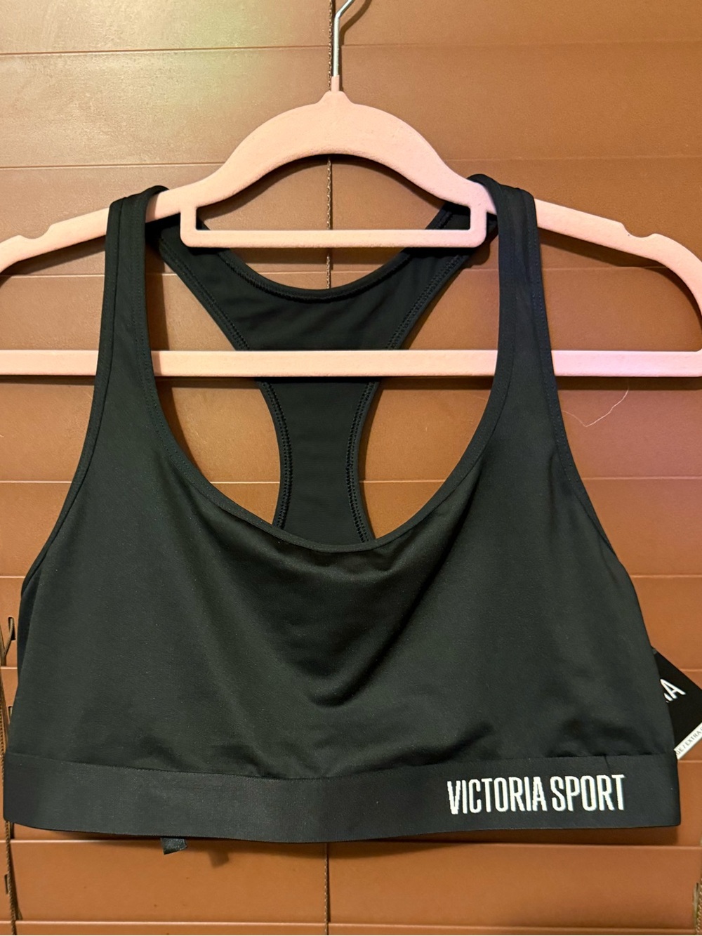 Vintage Victoria Sport The Player Racerback Sport Bra - Black